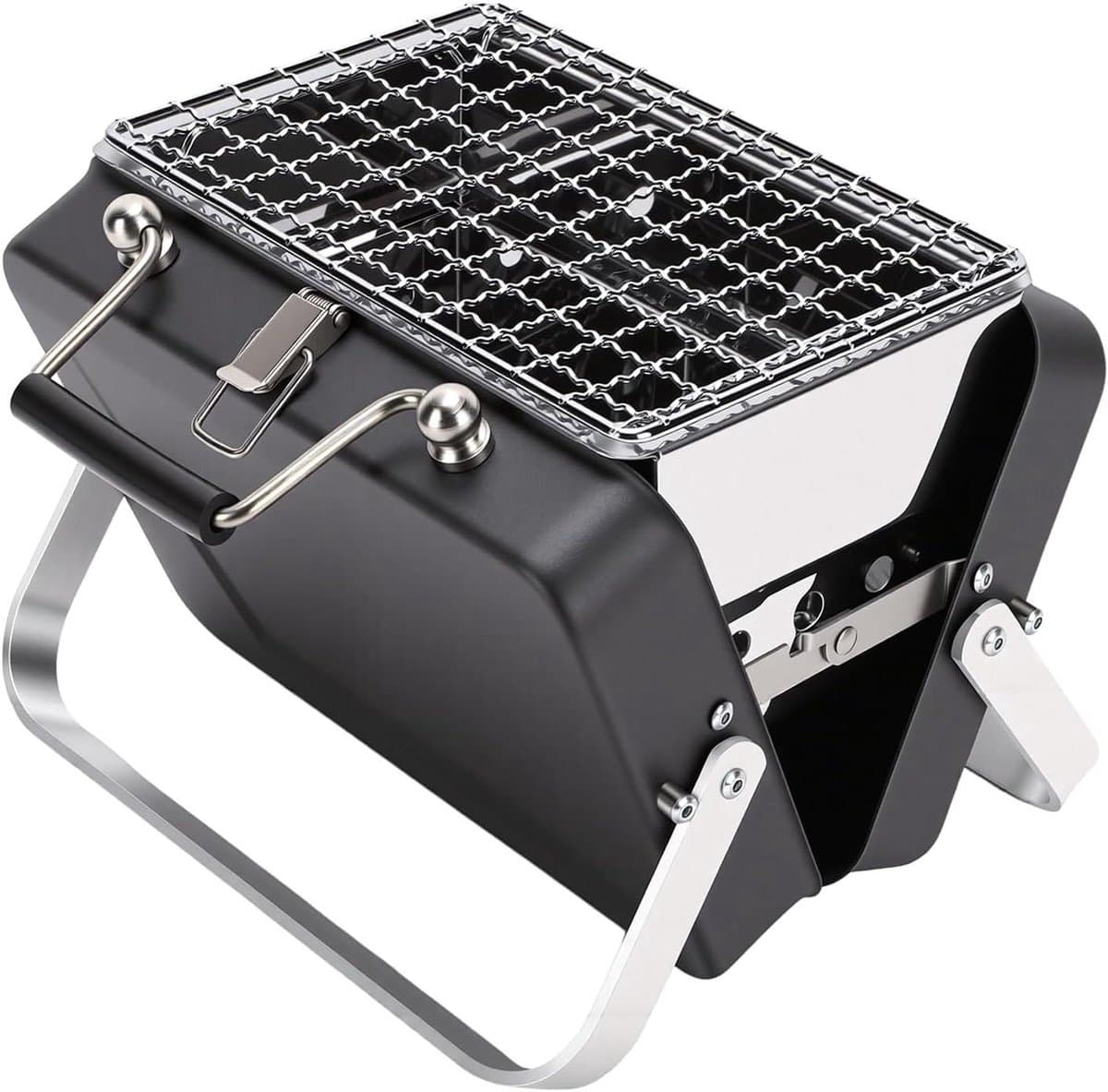 Compacte Houtskoolgrill: Jouw Draagbare BBQ Avontuur! gift - 1/1
