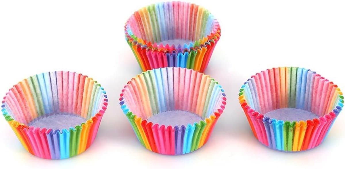 Kleurrijke Cupcake Vormpjes: Een Feestelijk Geschenk!