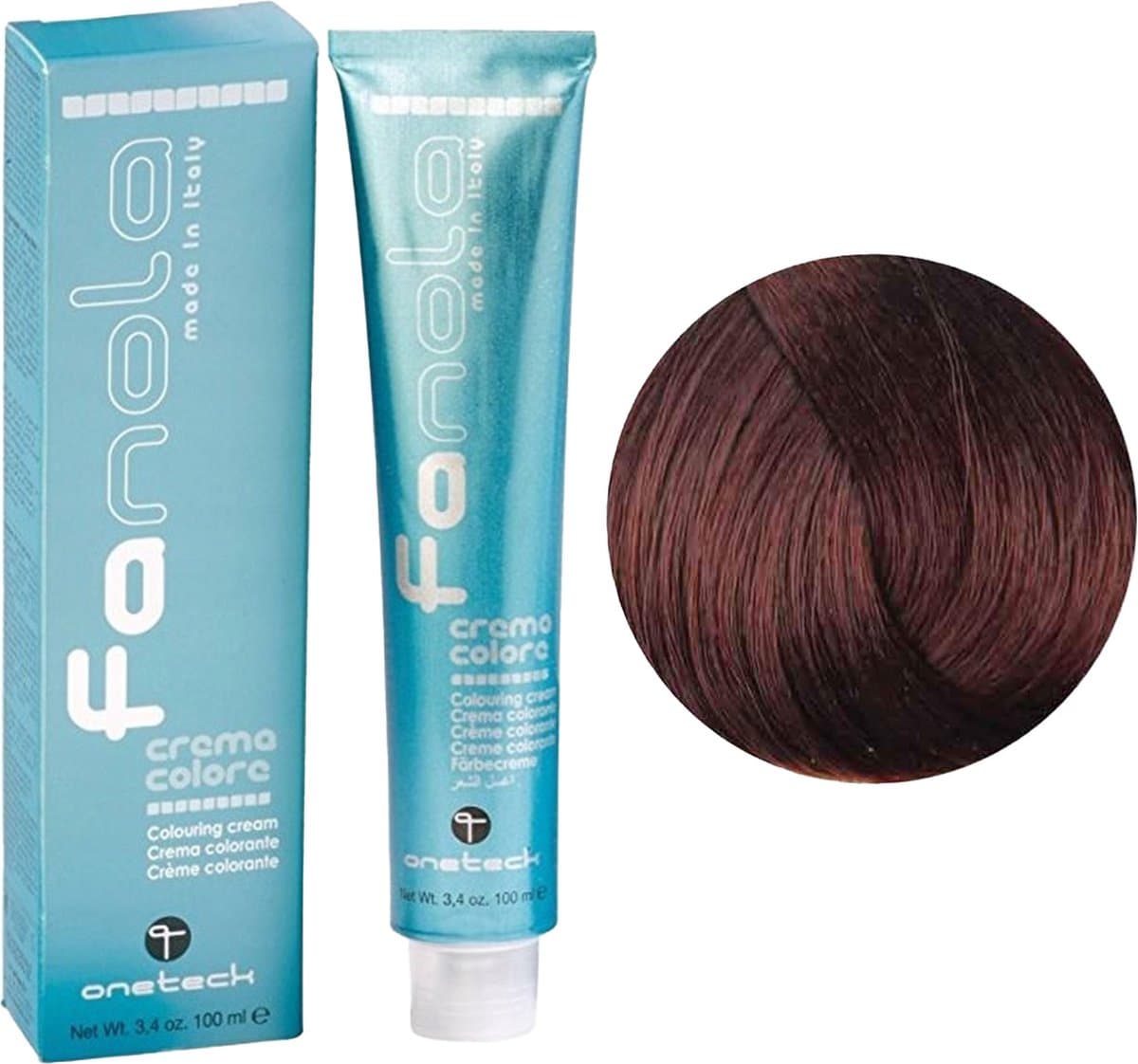 Geef stralende koperblonde haarkleur