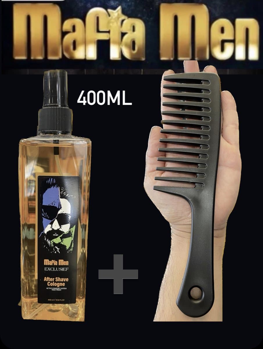 Luxe Aftershave Set met Kam voor Hem