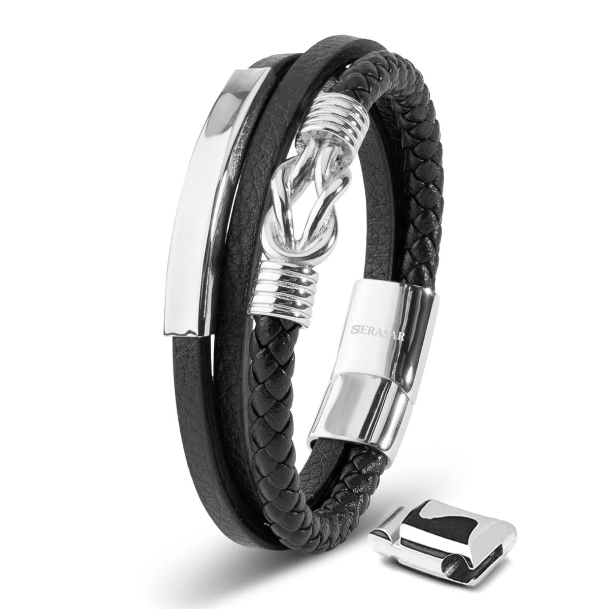 Stijlvolle Leren Armband voor Heren