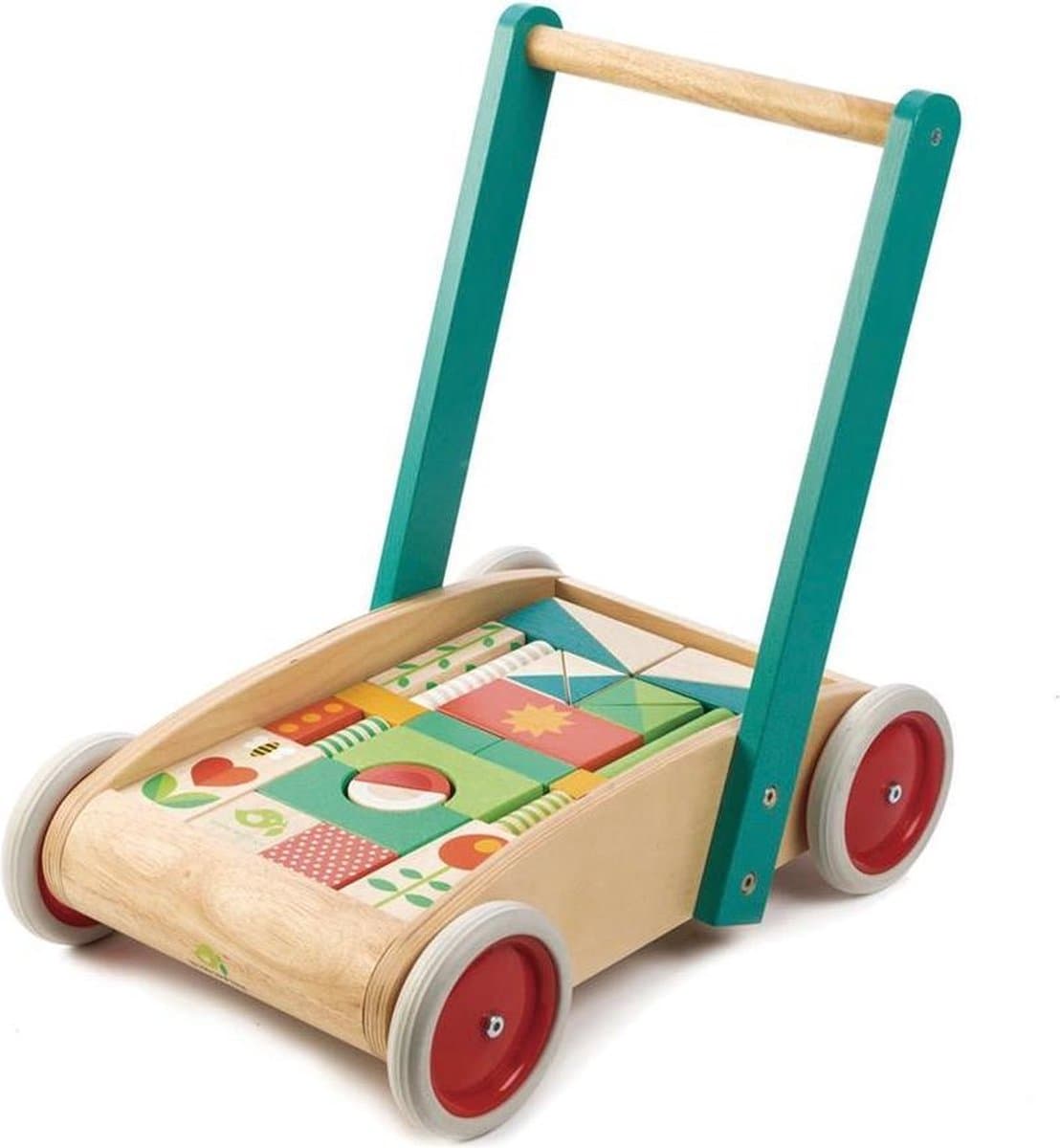 Tender Toys Wooden Walker: First Steps Fun! gift - 1/1