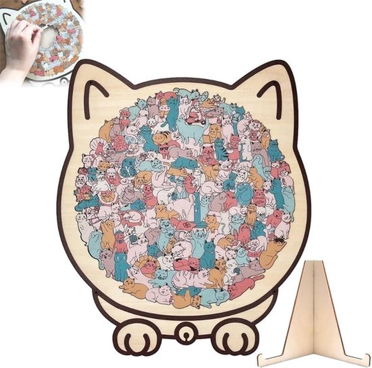 Creatieve Kattenpuzzel: Een Speels Geschenk