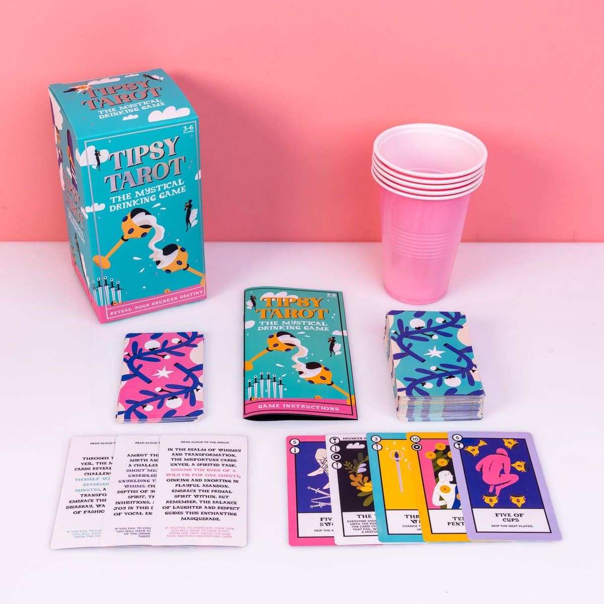Hilarisch Tipsy Tarot Drankspel Cadeau