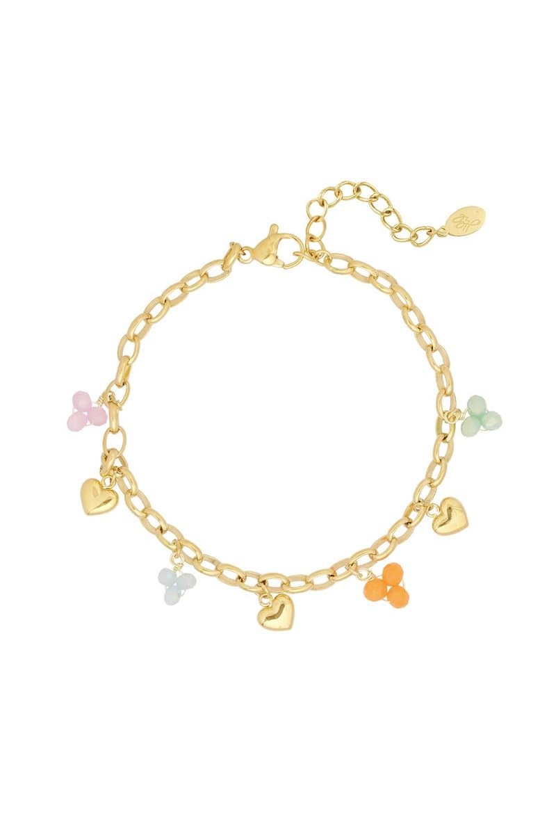 Liefdevolle Gouden Hartjes Armband, Perfect Cadeau!