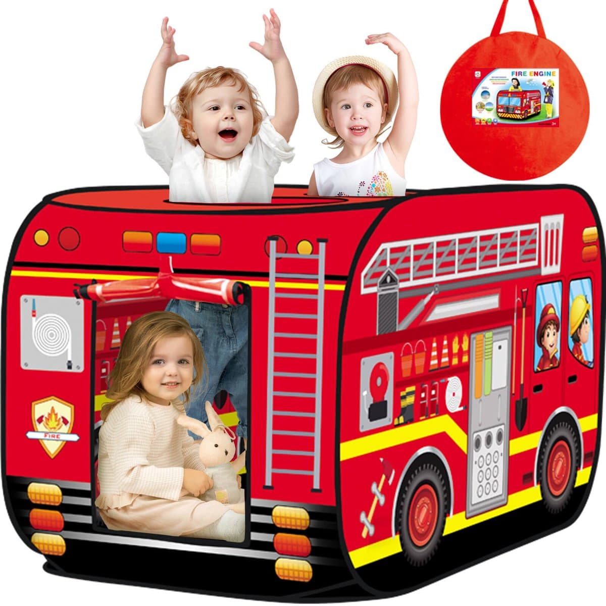 The Ultimate Fire Truck Adventure Play Tent