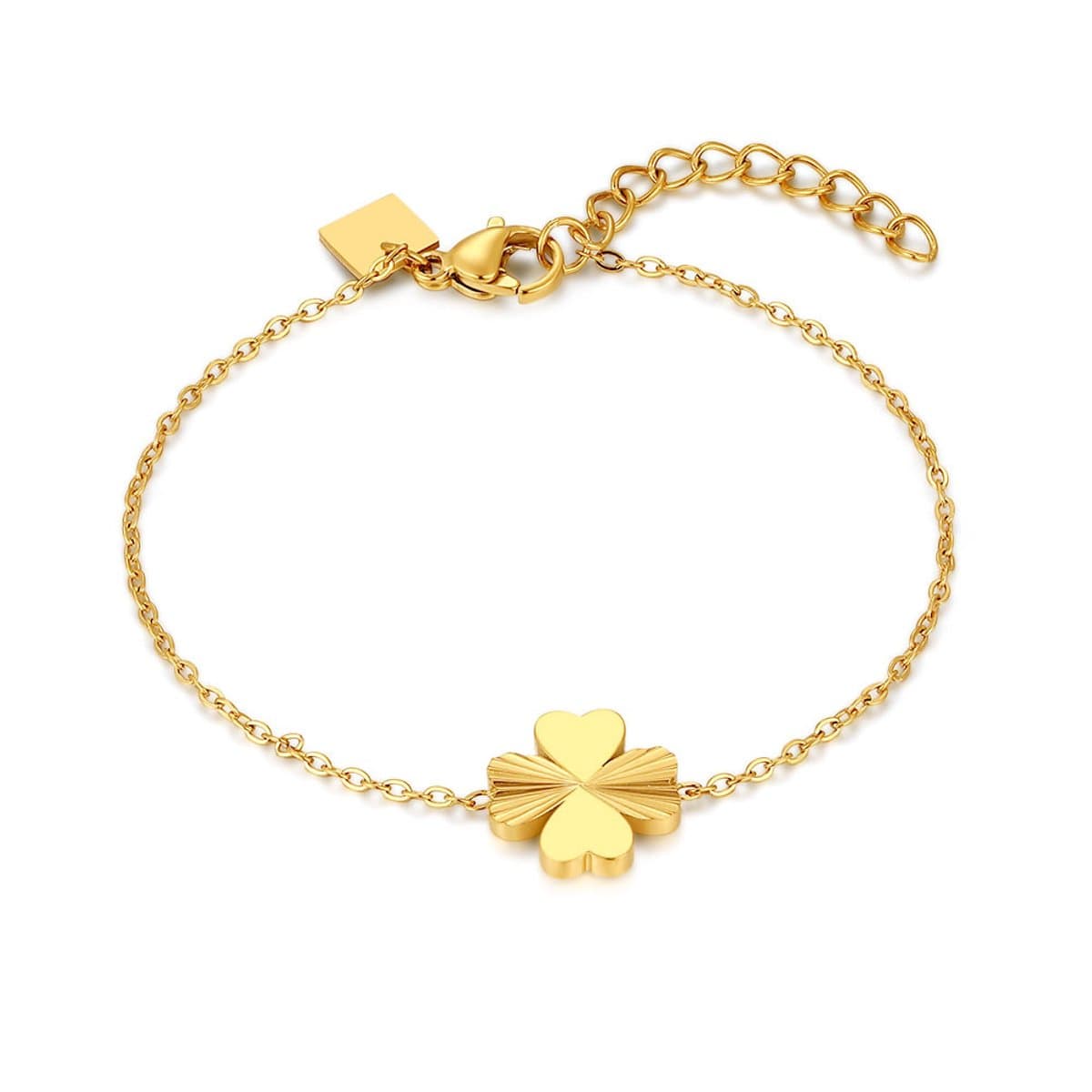 Geluksbrenger Armband met Klavertje Vier