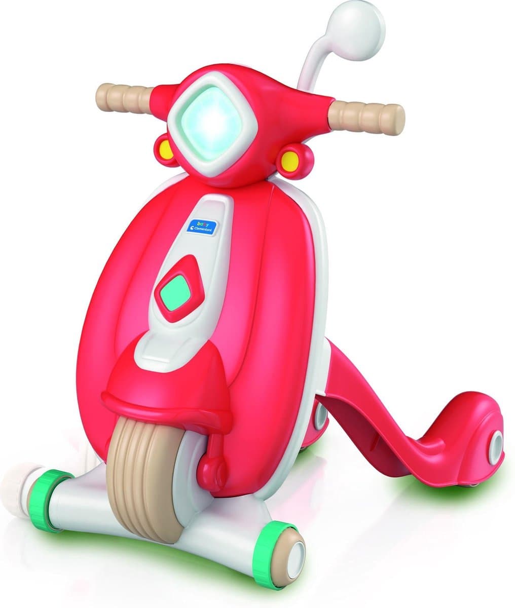 Schattige Vintage Scooter Loopwagen voor Kleintjes