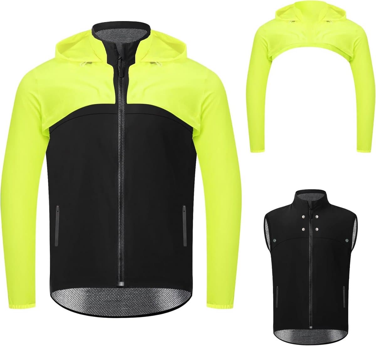 Jouw Ultieme Waterdichte Fietsjack met Afneembare Mouwen
