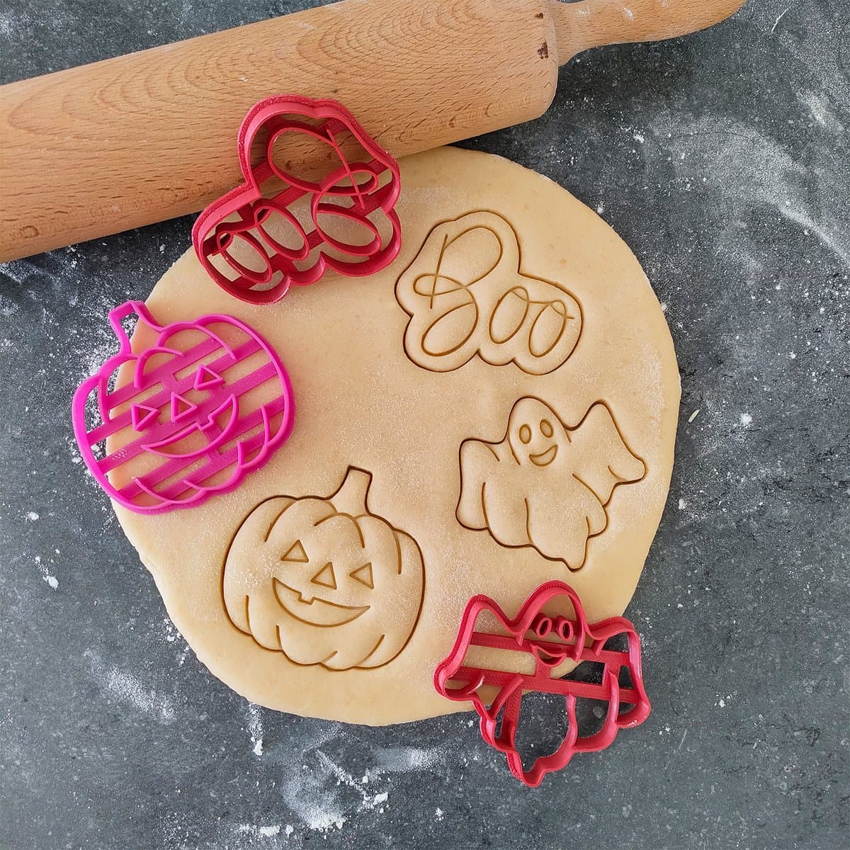 Vrolijke Halloween Koekjes Uitsteekvormen Set