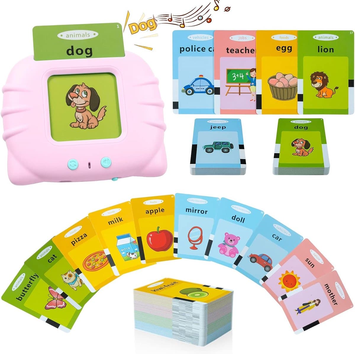 Pink Montessori Word Machine for Little Learners