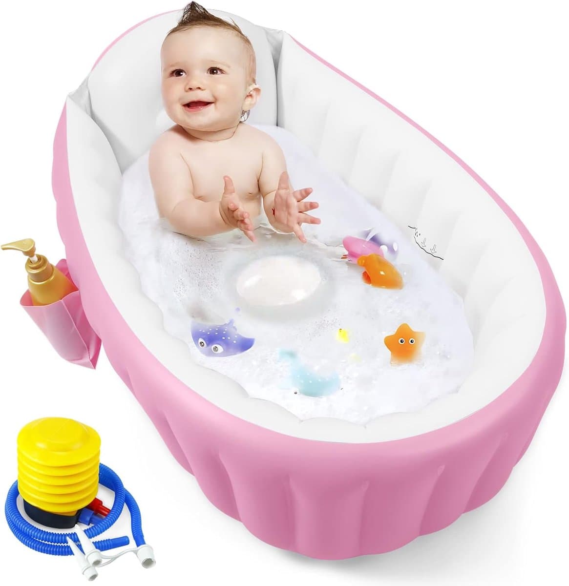 Portable Inflatable Baby Bathtub for Little Ones gift - 1/1