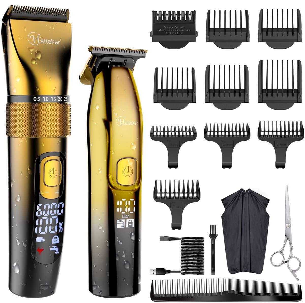 Hatteker Professional Hair & Beard Trimmer Set