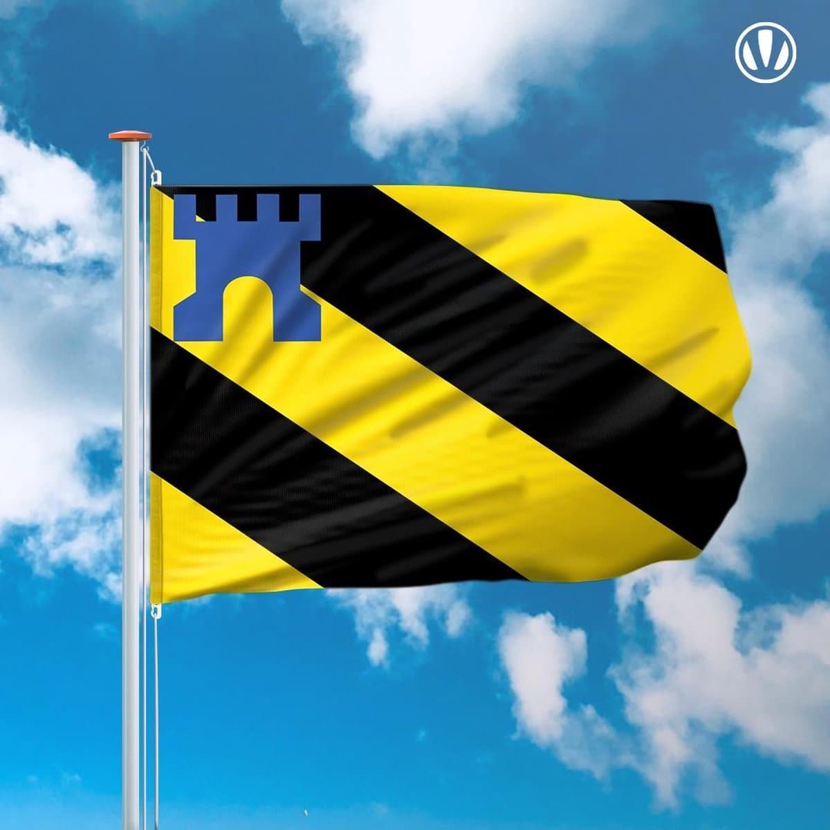Jouw Medemblik vlag: trotse blikvanger voor buiten! 🏡✨ cadeau - 1/1