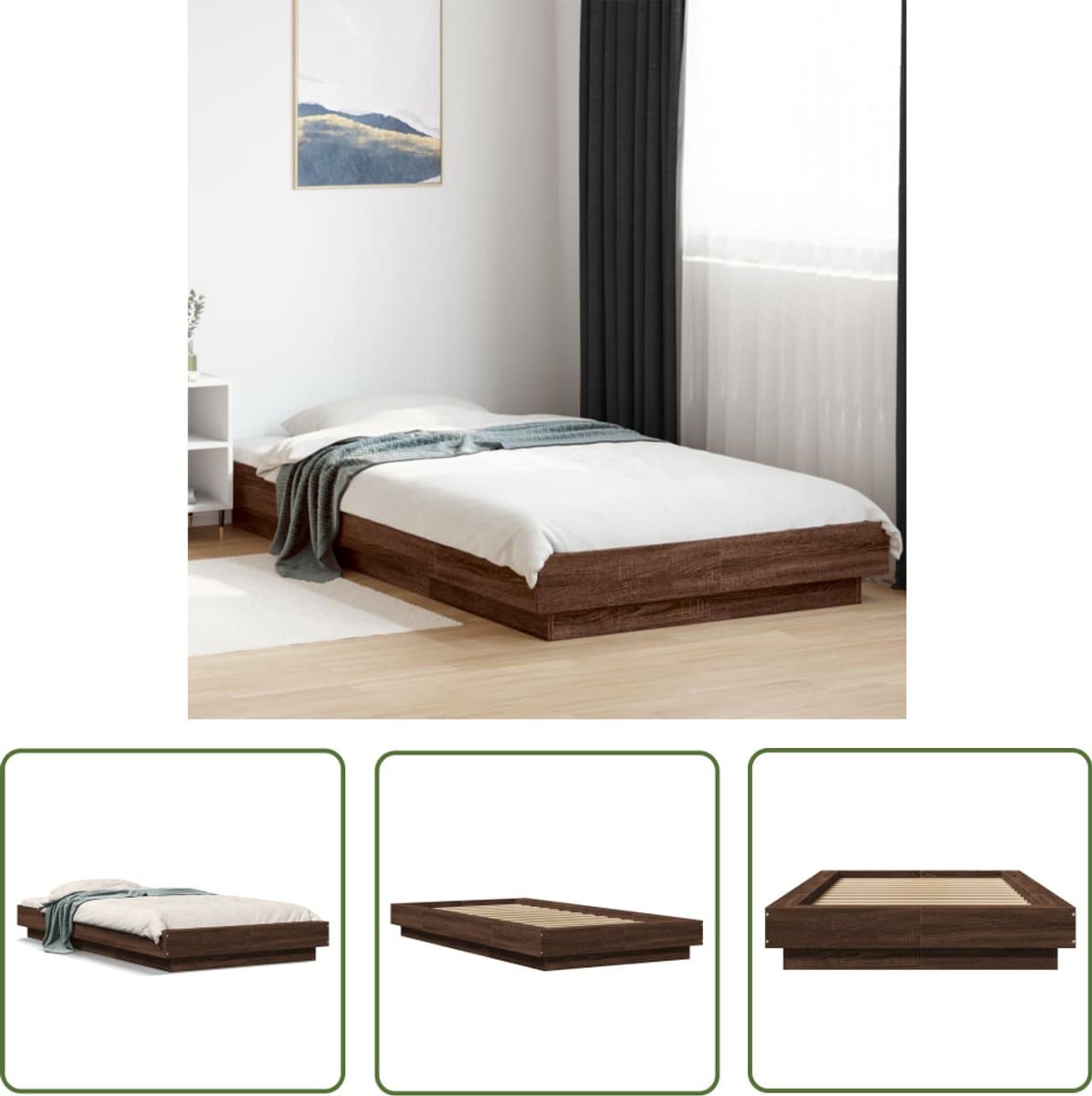 vidaXL Houten Bedframe: Comfort en Stijl cadeau - 1/1