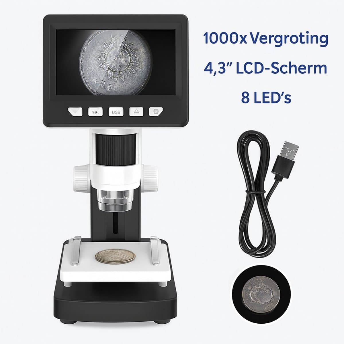 De K&R Microscoop: Ultiem Ontdekkerscadeau! cadeau - 1/1