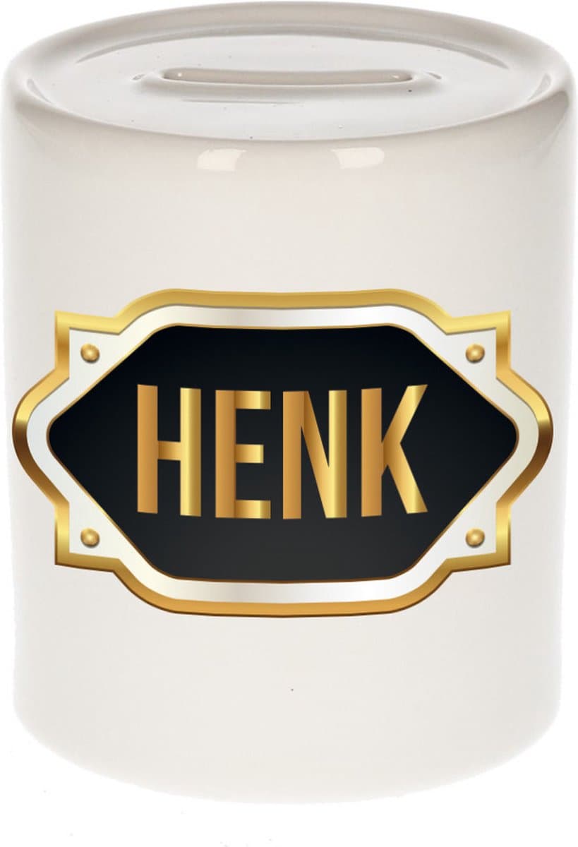 Henk's Happy Personalized Savings Pot gift
