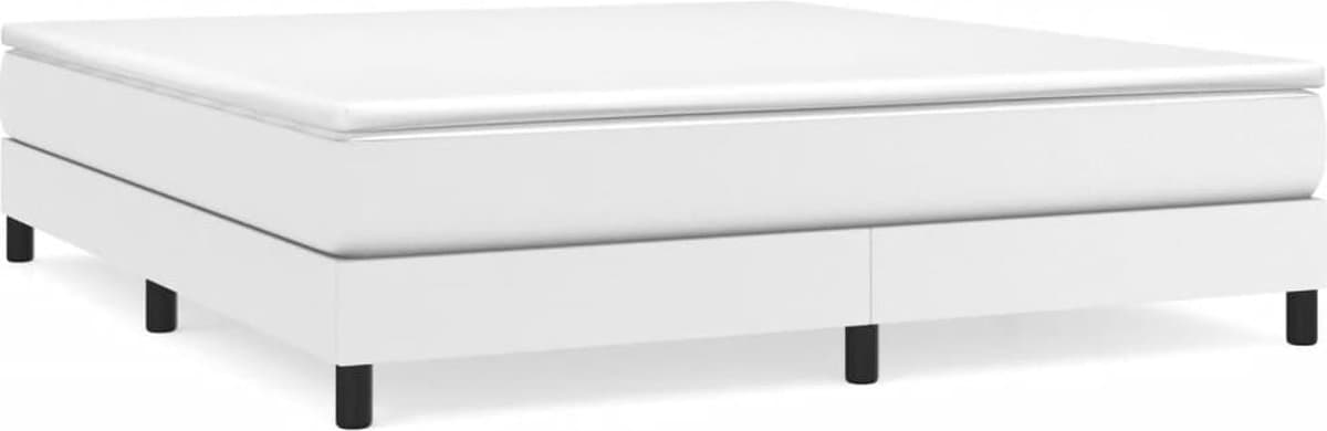 Ultiem slaapcomfort met deze witte vidaXL boxspring ✨ cadeau - 1/1