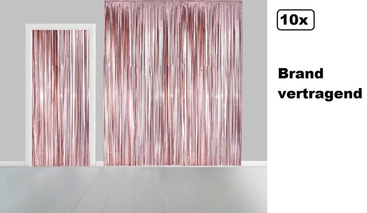 Your Dazzling Rose Gold Party Curtain Set! ✨ gift - 1/1