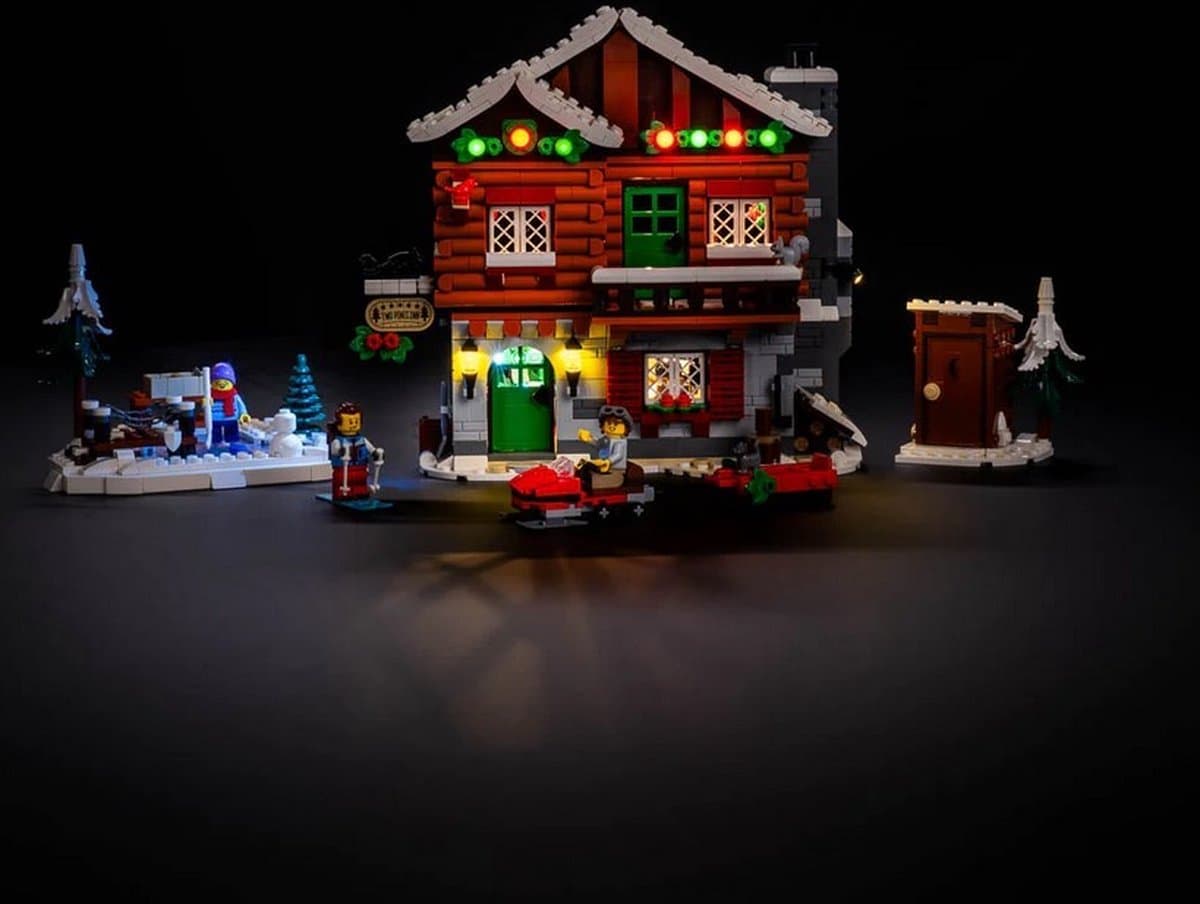 Magische Verlichting voor jouw LEGO Kerstlodge cadeau
