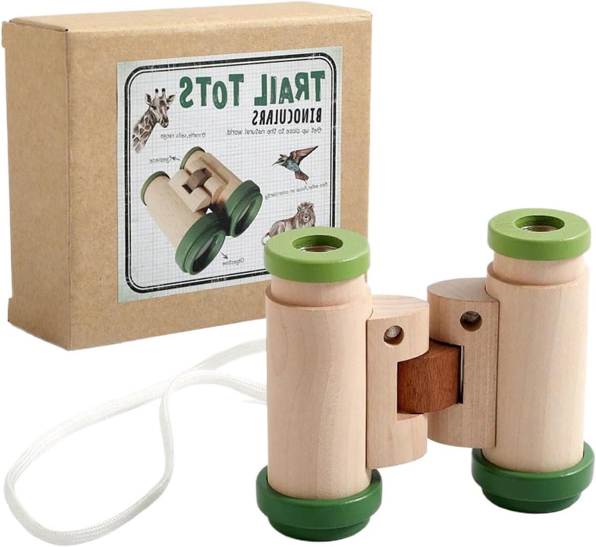 Gift Curiosity: Wooden Binoculars for Little Explorers π³ gift - 1/1