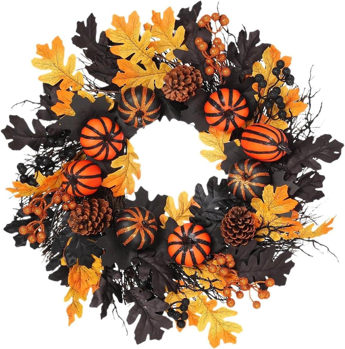 Your Handcrafted Autumn Pumpkin Wreath π gift - 1/1