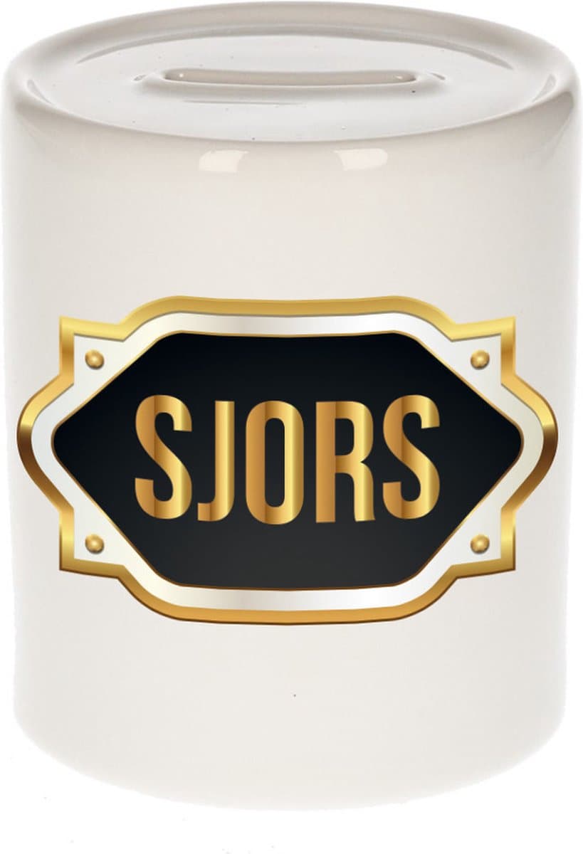 Sjors' Personalized Piggy Bank: The Perfect Gift! gift
