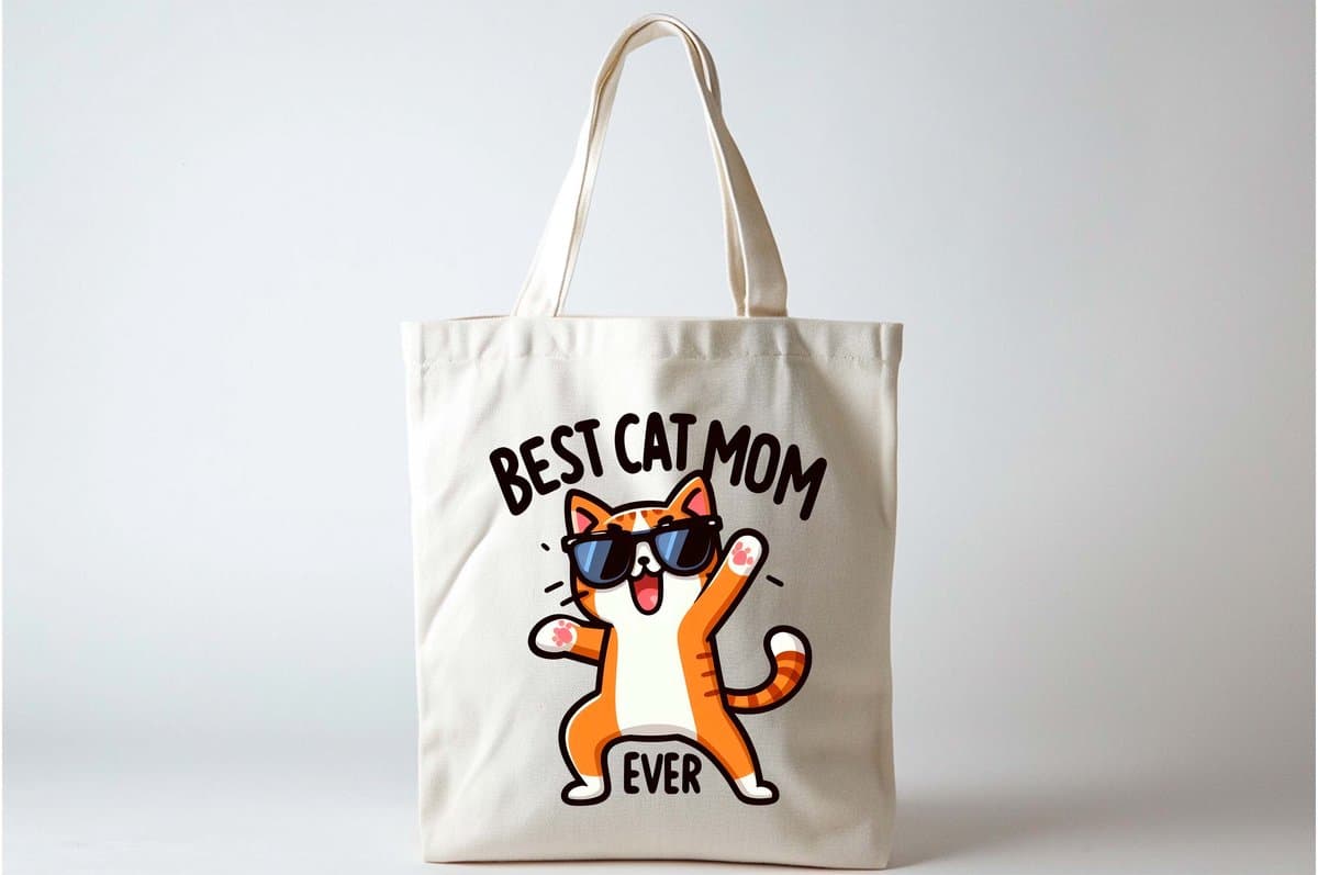 Tote Bag: Beste Kattenmama Ooit Cadeau cadeau - 1/1