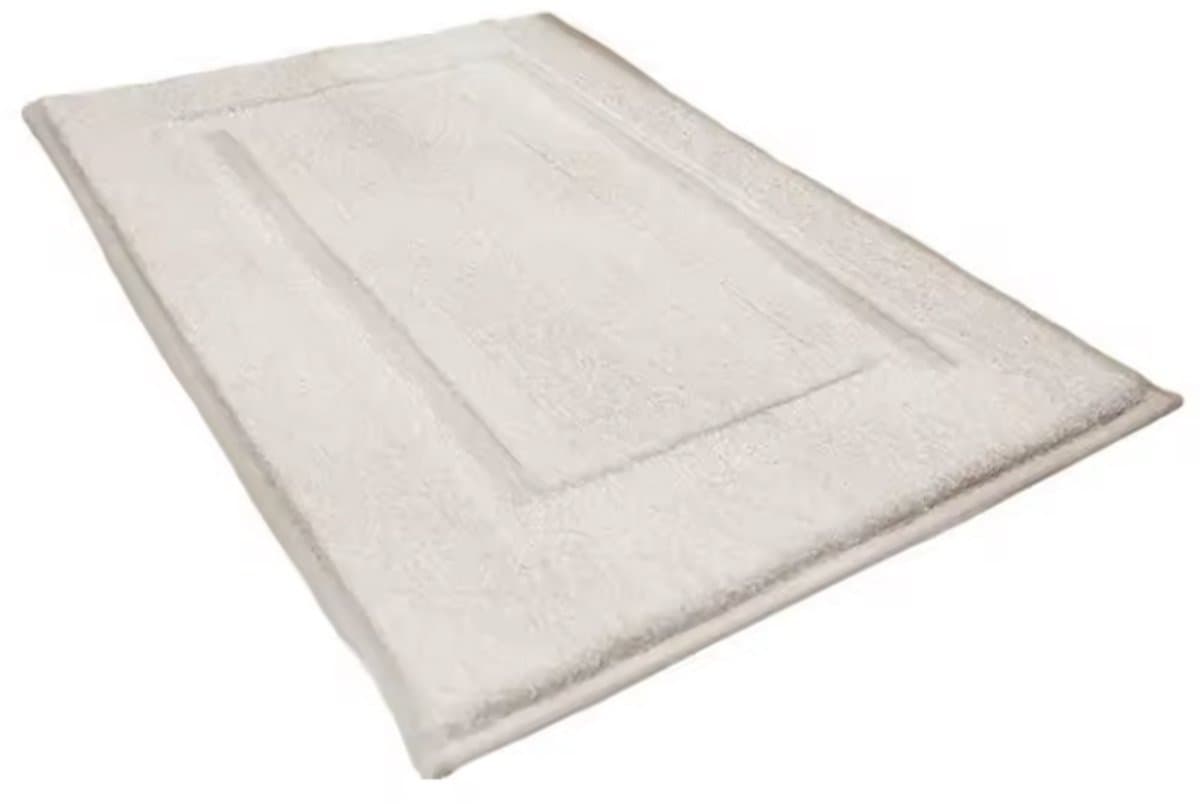 Witte Badmat: Ultiem Comfort voor Je Badkamer cadeau - 1/1