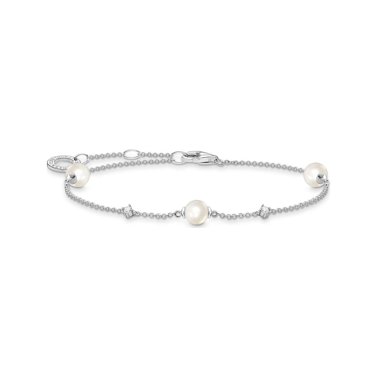 Thomas Sabo: Your Elegant Silver Pearl Bracelet gift - 1/1