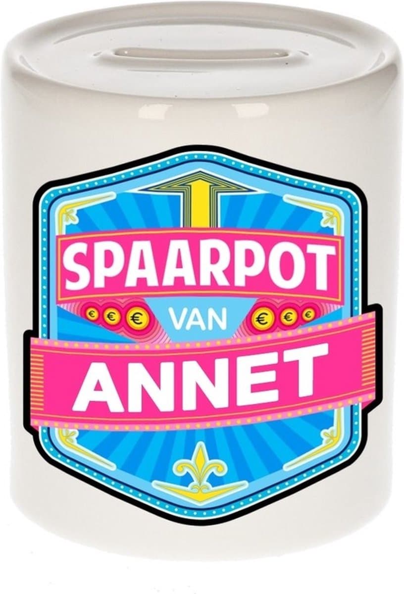 Persoonlijke Spaarpot Annet, Een Uniek Cadeau cadeau